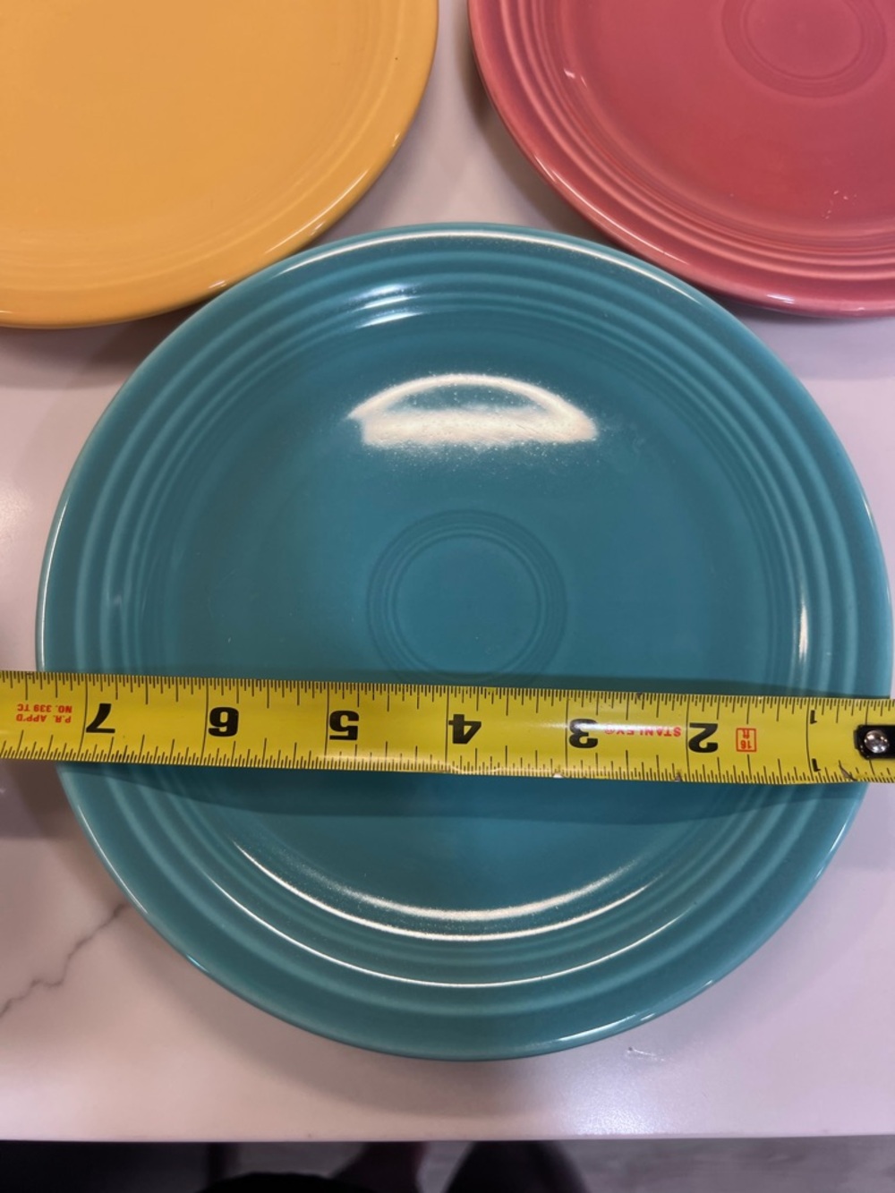 Vintage Original Fiesta Dinnerware 7.5 Inch Salad Plates Multicolor Set - Picture 2 of 11